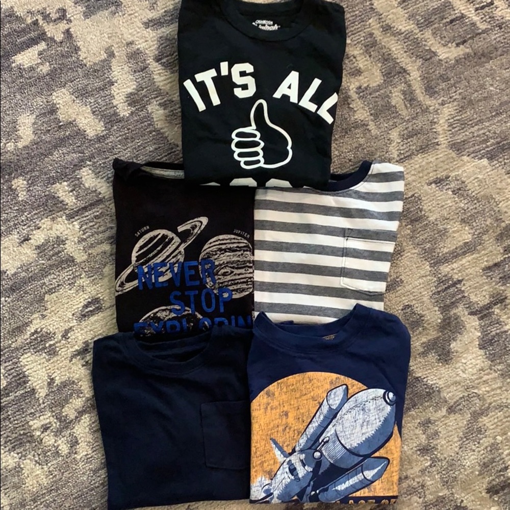 Set of 5 EUC tees - Boys size 5